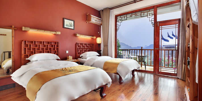 Yangshuo Village Inn is an unbeatable value for Yangshuo guesthouse accommodation just steps to Moon Hill.