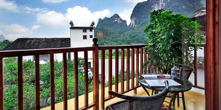 Yangshuo Village Inn is an unbeatable value for Yangshuo guesthouse accommodation just steps to Moon Hill.